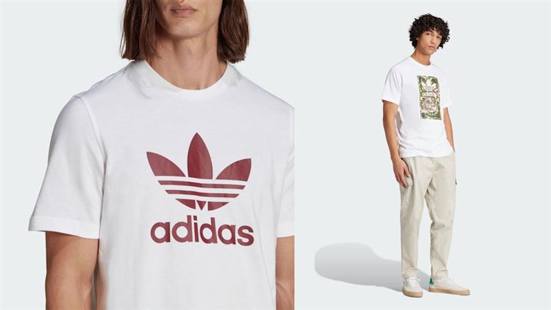 adidas經典三葉草上衣，辨識度超高。（圖／翻攝自Yahoo購物中心）