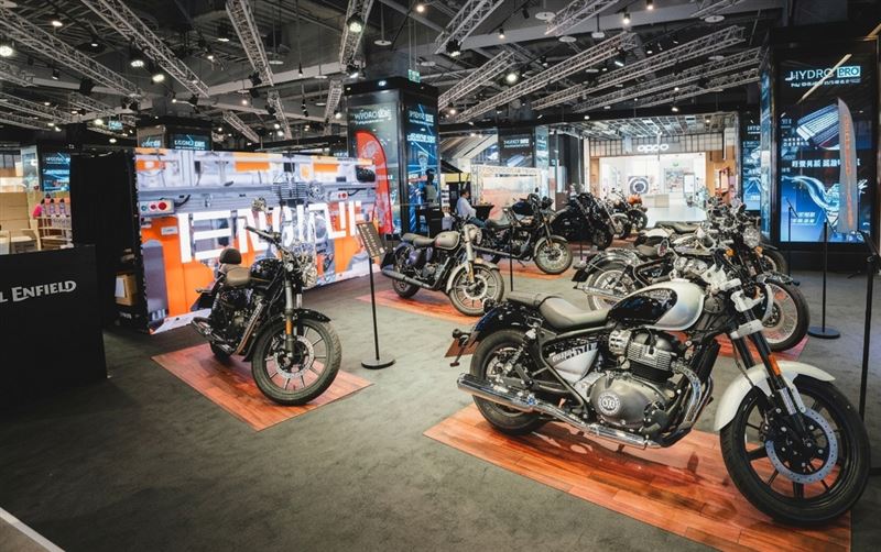 Royal Enfield三創限定展示會。(圖/Royal Enfield提供)