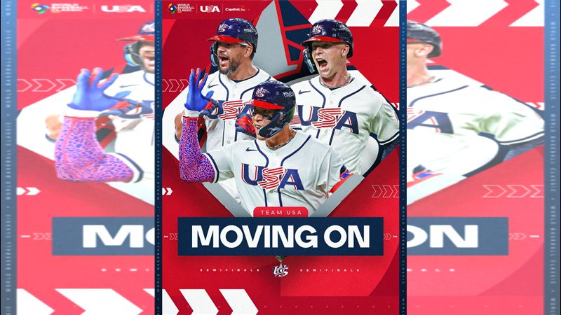 經典賽美國隊闖進4強。（圖／翻攝自WBC X）
