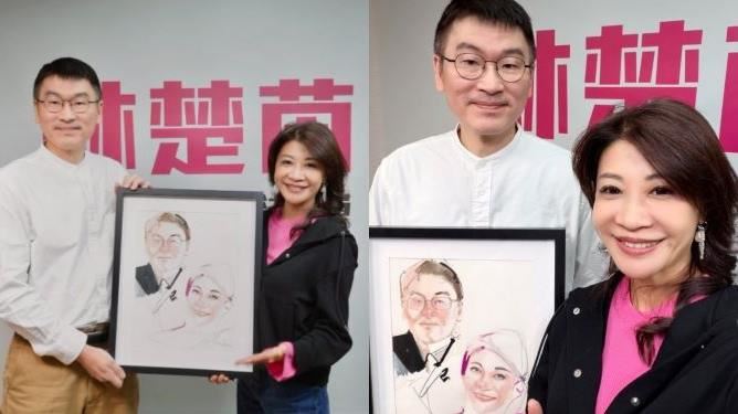 梁副送花給別人!林楚茵加碼曝:借畫獻我