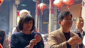 ▲大使前往樂成宮參拜。（圖／翻攝自外交部粉絲專頁）