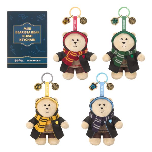 哈利波特學院MINI熊寶寶。(圖/星巴克Starbucks提供)