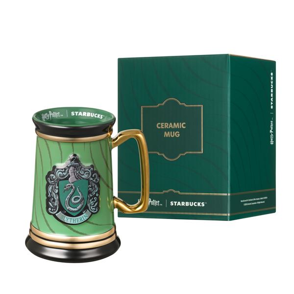 HP史萊哲林馬克杯,473毫升。(圖/星巴克Starbucks提供)