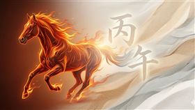 2026年適逢丙午「火馬年」，民俗專家提醒，由於流年火氣極旺，居家與穿搭應注重五行平衡，避免能量過於躁動。（圖／AI生成）