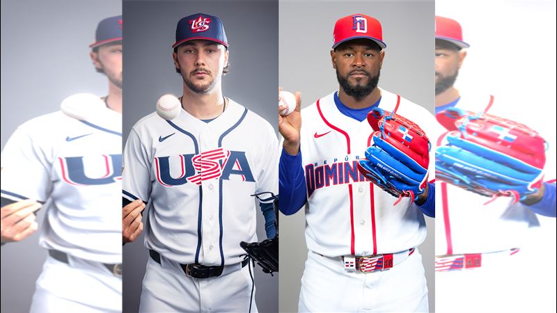 美國、多明尼加經典賽半決賽投手都亮牌。（圖／翻攝自X平台@TalkinBaseball_）