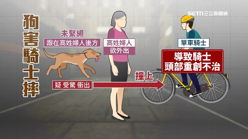 高姓婦人未管理好飼養犬隻，導致意外發生