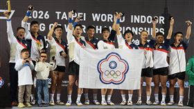 台灣男子600公斤完成世界室內拔河2連霸2026世界室內拔河錦標賽14日在台北小巨蛋進行首日錦標賽事，台灣男子600公斤級從預賽到決賽1局未失，冠軍戰擊敗荷蘭完成2連霸。中央社記者徐肇昌攝　115年3月14日