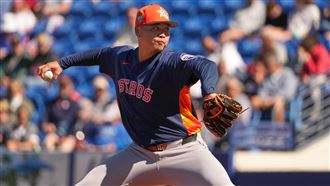 鄧愷威轉戰太空人首先發　3局僅失1分退場