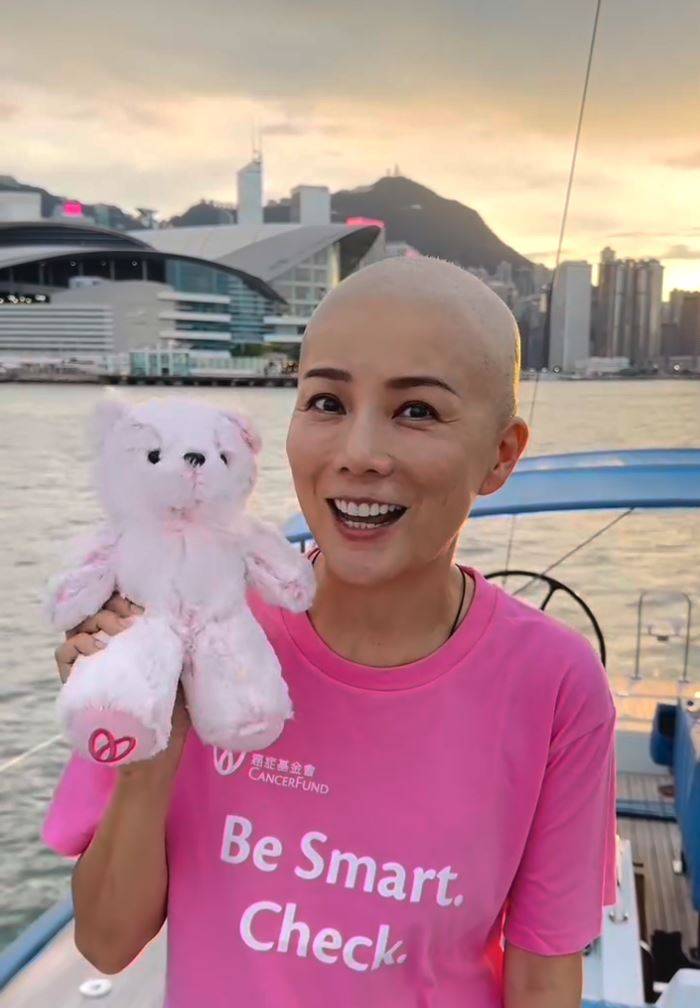 前港姐吳文忻積極抗癌。（圖／翻攝自IG @nat_ng_nat）
