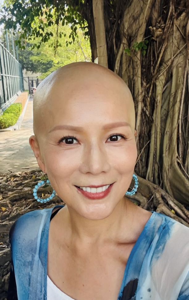 前港姐吳文忻積極抗癌。(圖/翻攝自IG @nat_ng_nat)