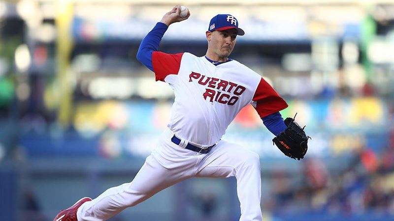 波多黎各先發盧戈（Seth Lugo）。（圖／翻攝自X平台 @WBCBaseball）