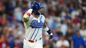 義大利費雪清壘長打少1分。（圖／美聯社／達志影像）