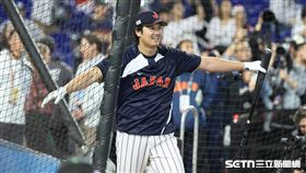 WBC8強賽，日本隊球星大谷翔平賽前打擊練習。（圖／記者劉彥池攝影）