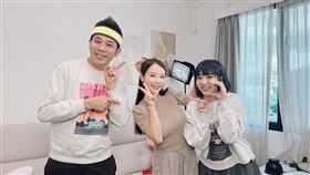 草莓姐姐（右起）、咪妃、香蕉哥哥。（圖／咪妃KIDS提供） 