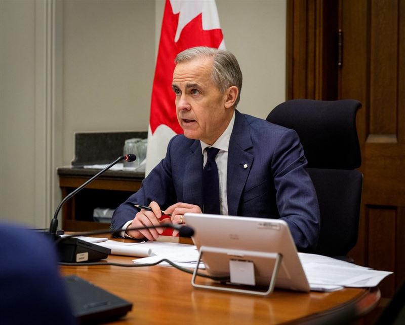 加拿大總理卡尼(Mark Carney)表示,指控川普發動一場貿易戰。此舉將進一步加深這兩個長久盟邦之間的裂痕。(圖/翻攝自X平台 @MarkJCarney)