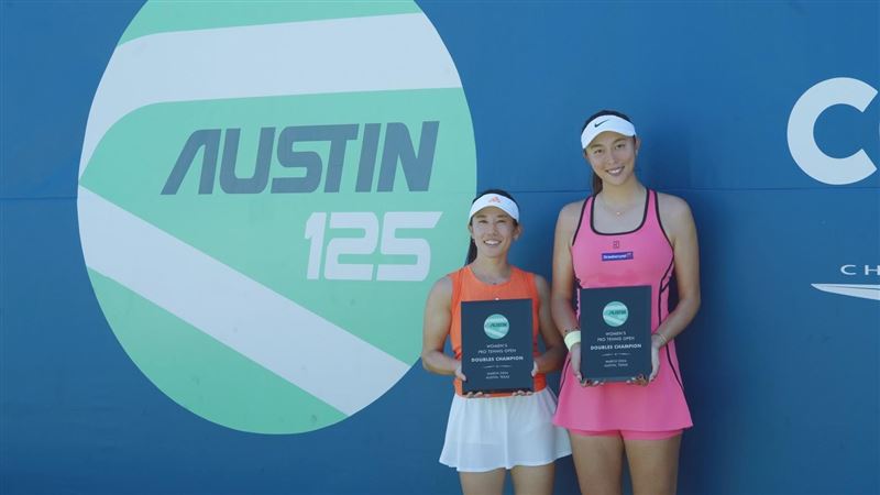 與日本搭檔聯手 詹皓晴奧斯汀摘本季首冠