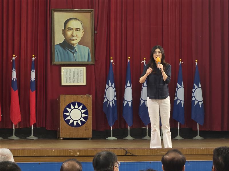國民黨主席鄭麗文南下出席台南市黨部新春團拜。（圖／國民黨提供）