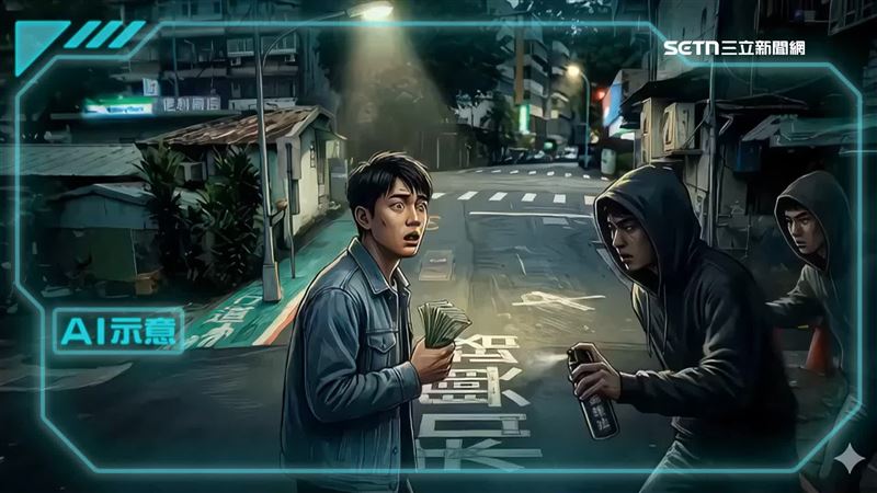 被害人發現異狀時嫌犯就拿出預藏的辣椒水攻擊,並且一把搶走現金