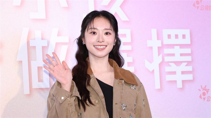 許莉廷外型亮眼。（圖／記者鄭孟晃攝影）