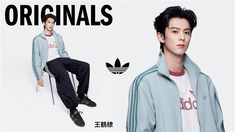 adidas Originals全系代言人王鶴棣演繹T-TOE系列。(圖/品牌業者提供)