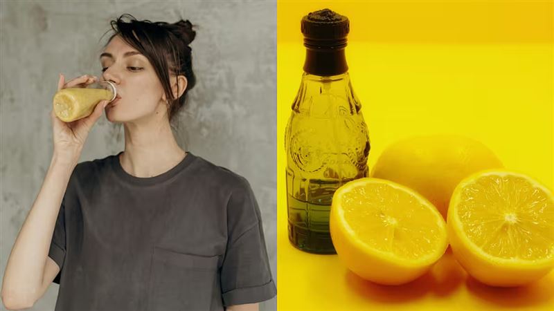 韓國美容與保健品牌推出「檸檬橄欖油隨身包」，以 65% 橄欖油、35% 檸檬汁的黃金比例調配，避免自製飲品油膩或過酸的問題，也讓「喝油」變得清爽好入口。（示意圖）