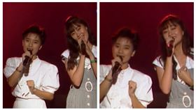 「憂歡派對」憂憂（左）與歡歡帶來「粉紅色的夢」。（圖／翻攝自台視時光機臉書）