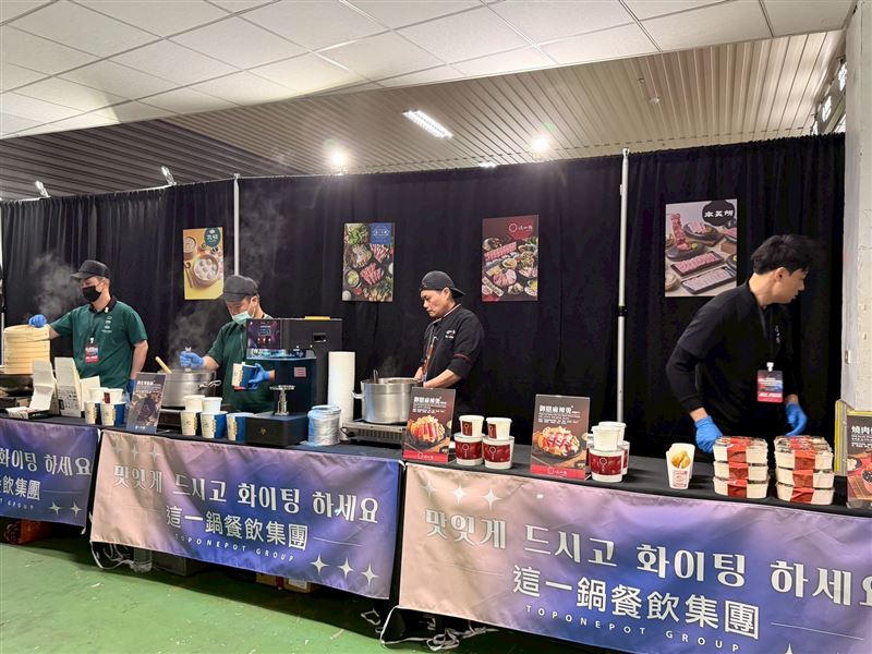 現場餐食供應照片。（圖／品牌業者提供）