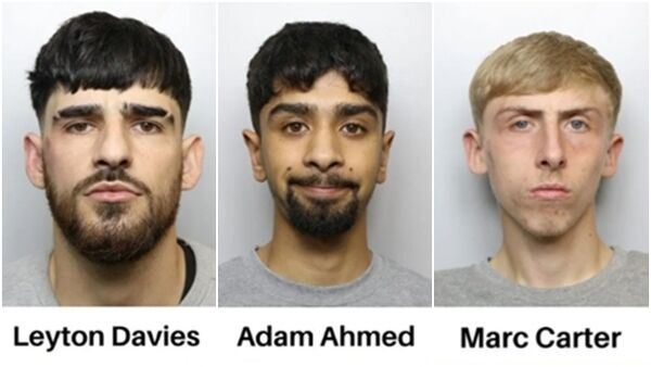 槍手戴維斯(左)等3名歹徒都因謀殺罪、過失殺人遭判刑。(圖/翻攝西約克郡警察局)。(圖/翻攝西約克郡警察局)