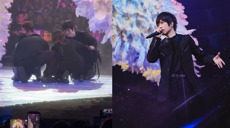 五月天阿信F3又出事!舞台冒白煙踩不熄