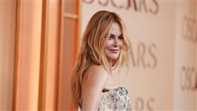 妮可基嫚（Nicole Kidman）離婚後現身，狀態超好。（圖／美聯社／達志影像）