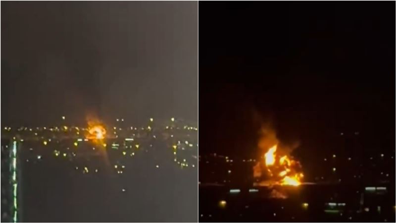 杜拜機場遭無人機襲擊!火勢猛烈曝光