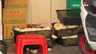 獨／名店切菜食材擺地上　民眾憂不衛生