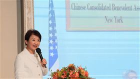 世界中心發光發熱，盧秀燕，訪問，紐約，感性演說，致敬僑胞勇氣與打拚（圖／台中市政府提供）