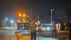 廂型車,閃燈,路口,嚴重,車禍,南投,草屯,外籍,移工,死亡（圖／翻攝草屯人臉書）