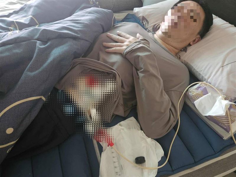 漸凍人悲歌!苦戀8年他新婚一年漸凍癱瘓 妻痛哭:我沒有後悔嫁給他(圖/《愛的延續公益協會》提供)