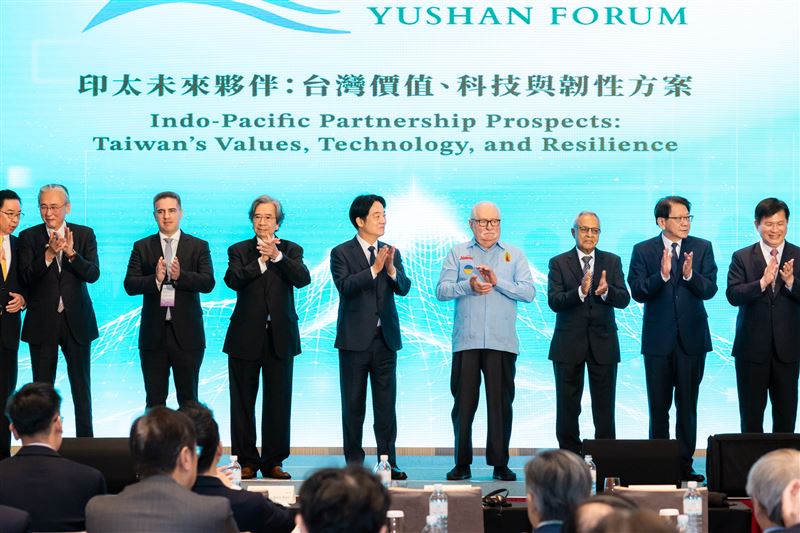 「2026年玉山論壇-印太未來夥伴:臺灣價值、科技與韌性方案」開幕式。(圖/總統府提供)