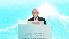 斐濟前總理喬馬漢（Mahendra Chaudhry）今（16）日第九屆「玉山論壇」。（圖／總統府提供）