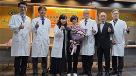 長庚醫院今日舉辦「終結8年鼻胃管人生　長庚數位閉孔器助重生」記者會。（圖／長庚醫院提供）