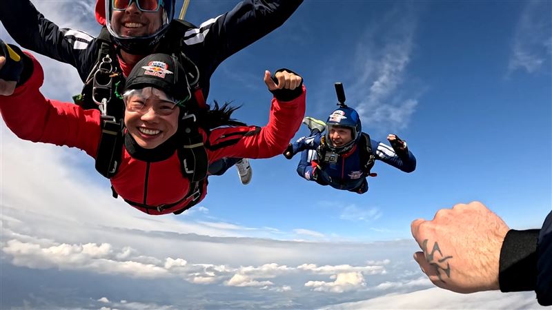 戴資穎自爆過程中頭部、手腳，甚至口水都無法控制。（圖／翻攝自戴資穎臉書）