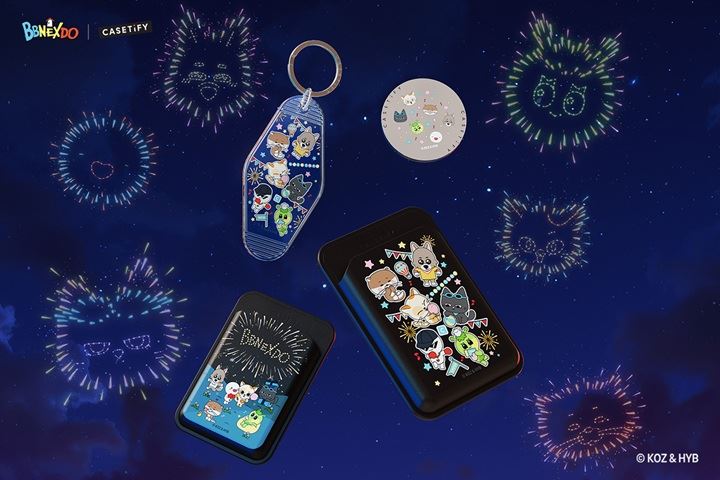 BBNEXDO｜CASETiFY聯名系列以「小鎮節慶」設計靈感，完美呈現韓國男團BOYNEXTDOOR各自成員的獨特個性。（圖／品牌業者提供）