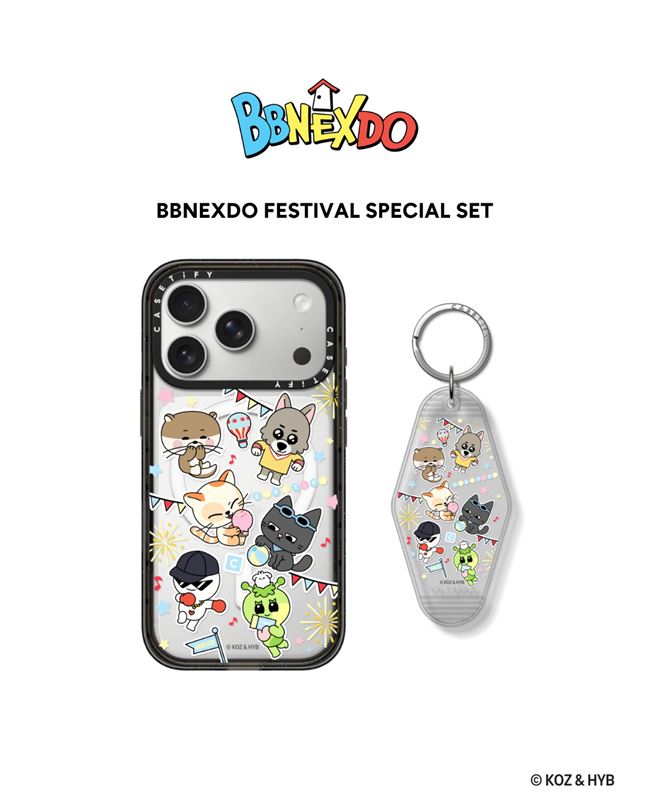 BBNEXDO｜CASETiFY聯名系列推出多款活力四射的全新印花設計與電子配件，在日常生活中注入滿滿節慶氣氛。（圖／品牌業者提供）
