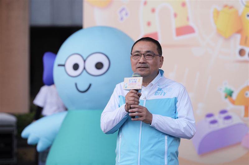 侯友宜市長表示,看到現場滿滿笑容,就是市府推動市政、守護孩子成長最重要的力量。(圖/新北市政府提供)