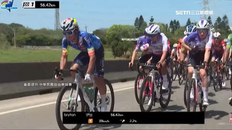 國際自由車環台賽桃園站登場 選手拚佳績