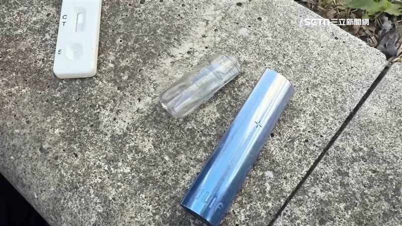 警方在車上查獲依托咪酯煙彈，且男子毒品唾液快篩也呈陽性