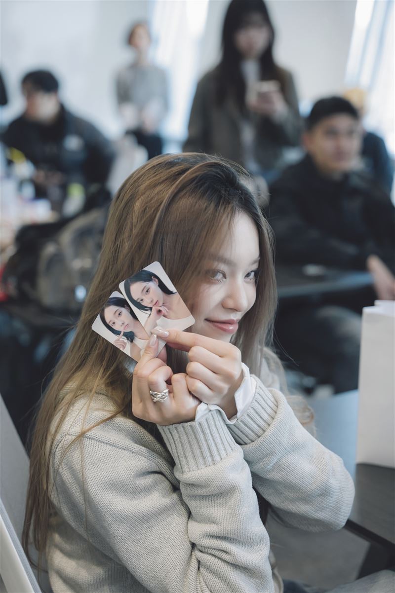 粼粼曾為韓國女團成員,對於韓流有深刻了解。(圖/品牌提供)