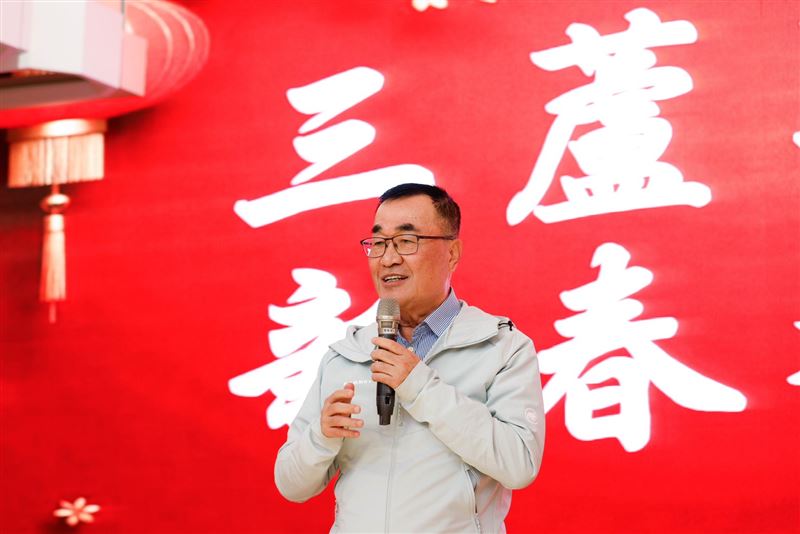 李四川新北戰警新春餐敘。（圖／李四川辦公室提供）