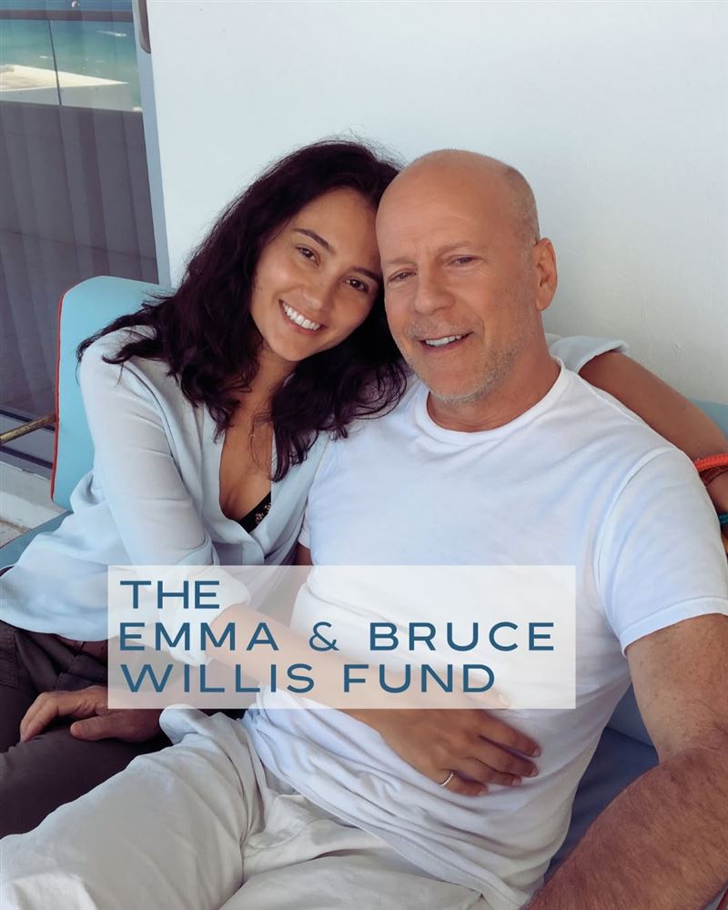 布魯斯威利的妻子以2人之名成立基金會。（圖／翻攝自IG @emmahemingwillis）