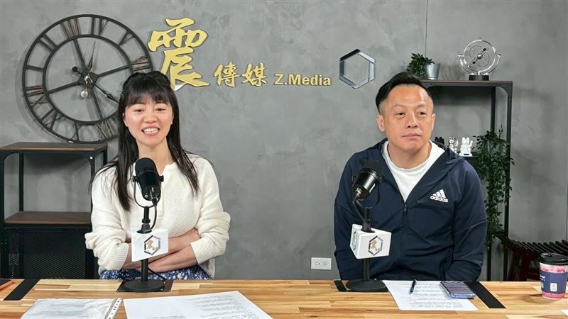 李明賢（右）表示，鄭習會目前八字沒一撇，但多數民眾還是認為兩岸要交流。（圖／震傳媒《新聞！給問嗎？》提供）