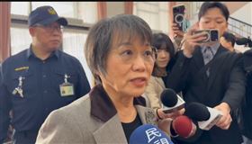 內政部長劉世芳今（17）日赴立法院備詢前受訪。（圖／翻攝畫面）