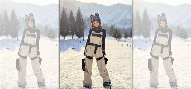 篠崎泫過年期間聲稱到日本獨旅，但一路上疑似都有吳書成作陪。（翻攝自篠崎泫IG）